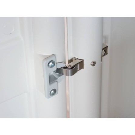 Armoire PVC 2 portes et 3 étagères 700x390x1655mm