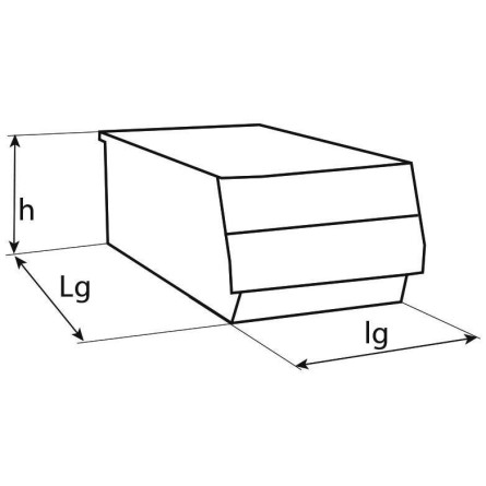 Armoire de rangement métallique 18 tiroirs 306x147x420mm