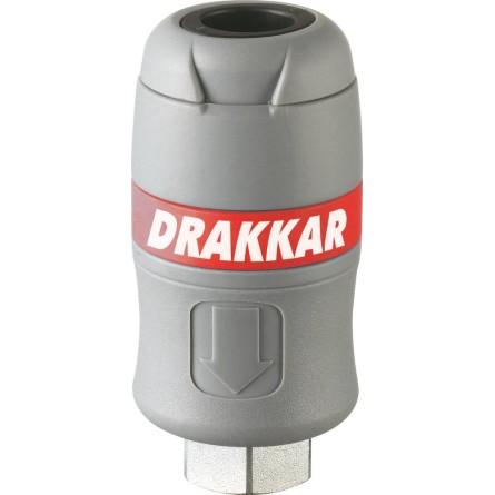 Raccord rapide femelle passage d'air 6mm filetage femelle 1 4"