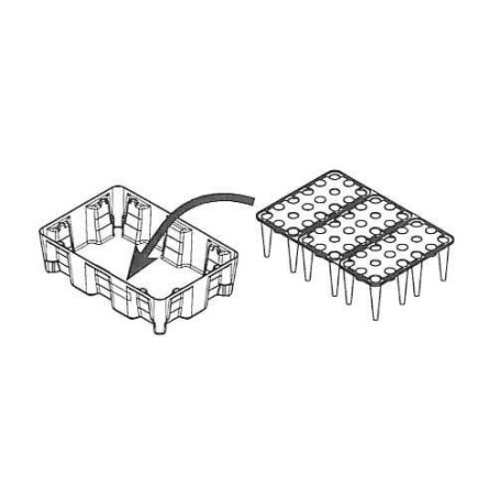Bac de rétention 25L PE - modulable