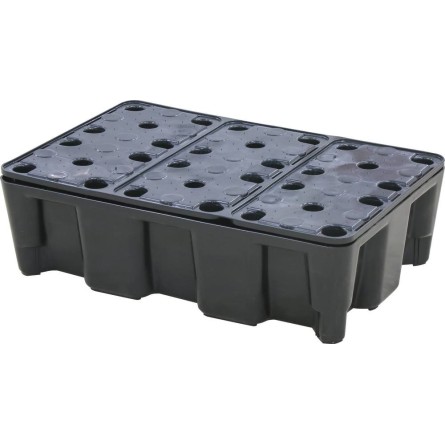 Bac de rétention modulable 25L avec caillebotis 100% PE