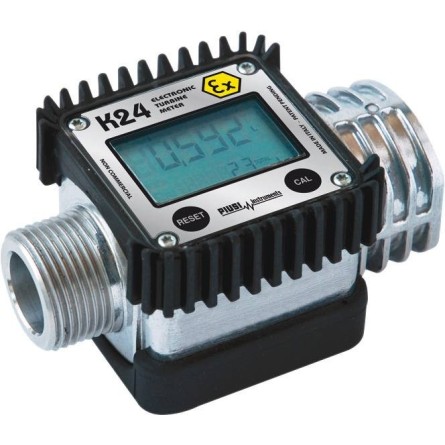 Compteur digital essence 1" mâle femelle ATEX