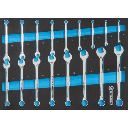 Module mousse 527x387mm clés mixtes - 17 pcs