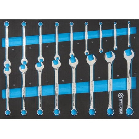 Module mousse 527x387mm clés mixtes - 17 pcs