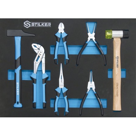 Module mousse 527x387mm pinces, marteaux - 7 pcs