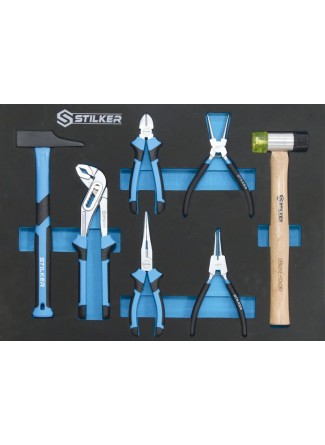 Module mousse 527x387mm pinces, marteaux - 7 pcs