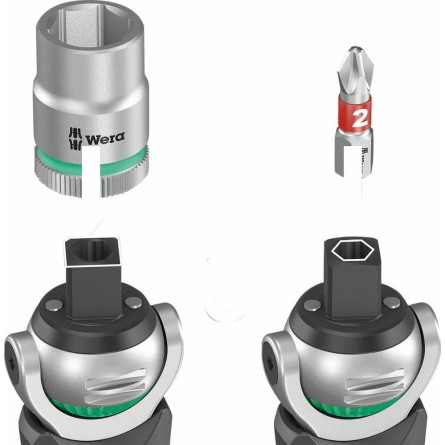 Tournevis à cliquet 72 dents avec 12 embouts dans le manche