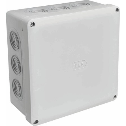 Boîte de dérivation étanche rectangle 170x170x80mm