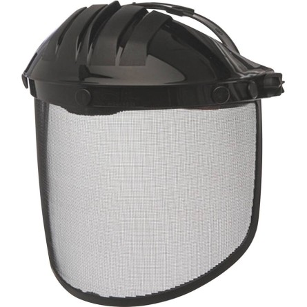 Ecran de protection facial grillagé 200x320mm avec serre tête réglable