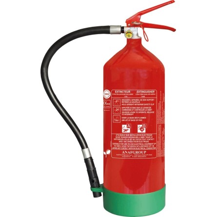 Extincteur à pression permanente à eau pulvérisée avec additif avec manomètre 6L