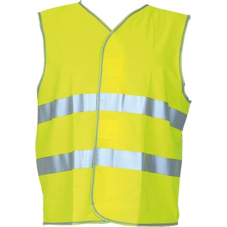Gilet de signalisation rétroréfléchissant jaune fluo XL