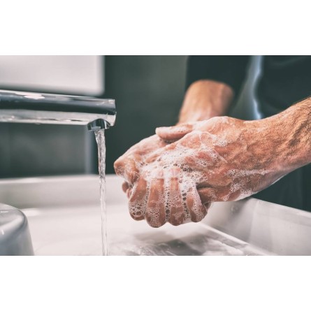 Crème lavante parfum amande - flacon 500ml avec pompe