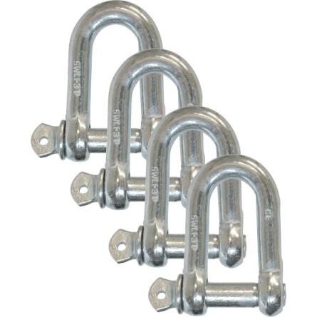 Manille droite 5mm - sachet de 4 pcs