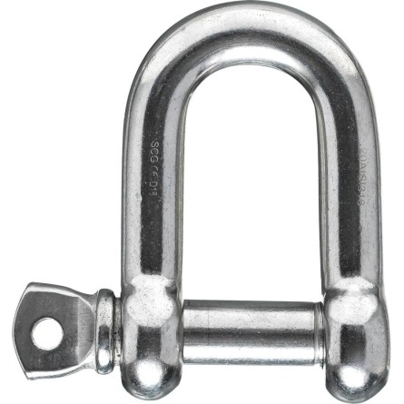 Manille droite en acier inox 8mm - sachet de 2 pcs