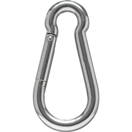 Mousqueton en acier inox 70mm - sachet de 2 pcs