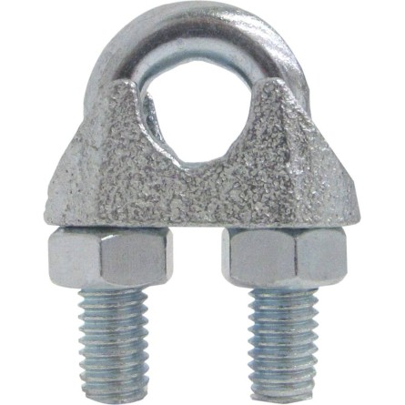 Serre-câble étrier en fonte 3-4mm - sachet de 6 pcs