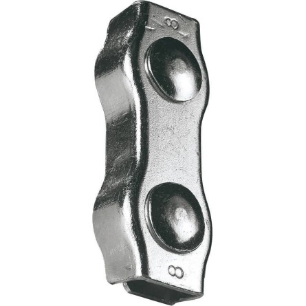 Serre-câble plat 2 boulons 8mm - sachet de 4 pcs