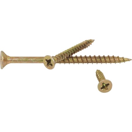 Vis bois tête fraisée de M3,5 à M5 - coffret de 1000 pcs