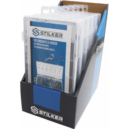 Crochet à visser - coffret de 151 pcs