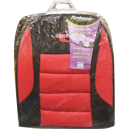 Couvre siège rouge et noir universel