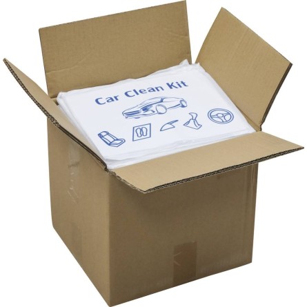 Protection intérieur de véhicule jetable kit 5 pcs - Lot de 100 kits