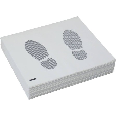 Tapis de sol papier 80g 450x350mm pour voiture - boîte de 500 pcs