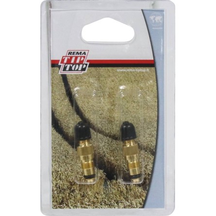 Embout de valve air eau - blister de 2 pcs