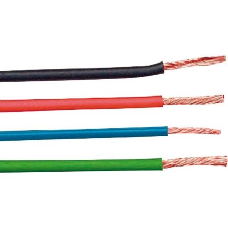 Fils de câblage souple 2,5mm² noir - 25m