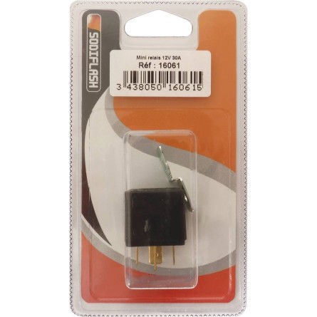 Relais 5 bornes 30A 12V - blister