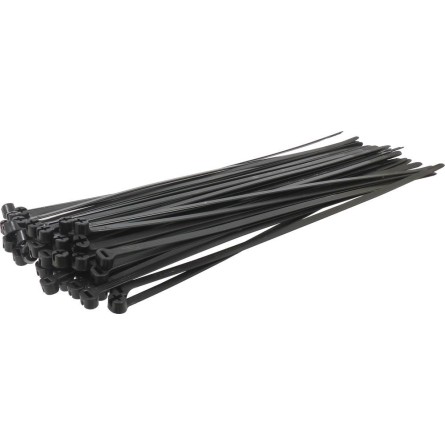 Collier nylon Tyrap 2,4x92mm noir - lot de 100 pcs