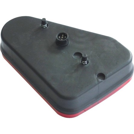 Feu arrière gauche vertical 5 fonctions avec triangle 160x220mm