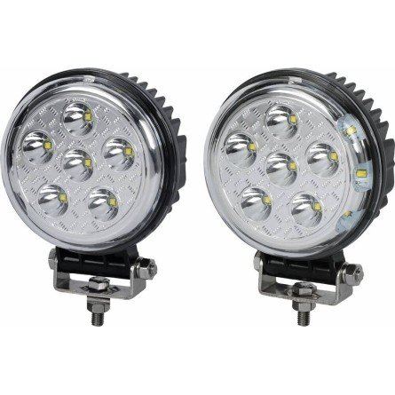 Phare de travail rond LED 10 30V 45W 3500 lumens - lot de 2 pcs