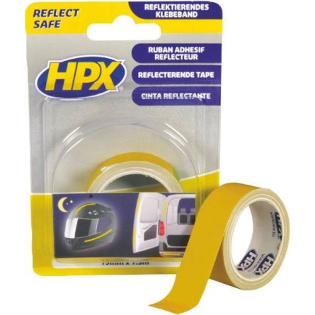 Ruban réfléchissant jaune 19mmx1,5m