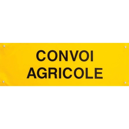 Bâche "Convoi agricole" 1200x400mm avec œillets