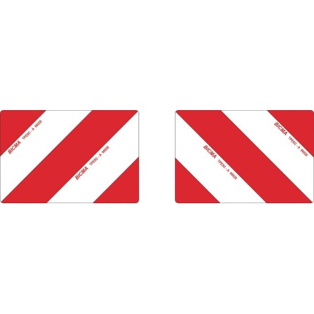 Plaque alu réfléchissante simple face 423x282mm - lot de 2 pcs