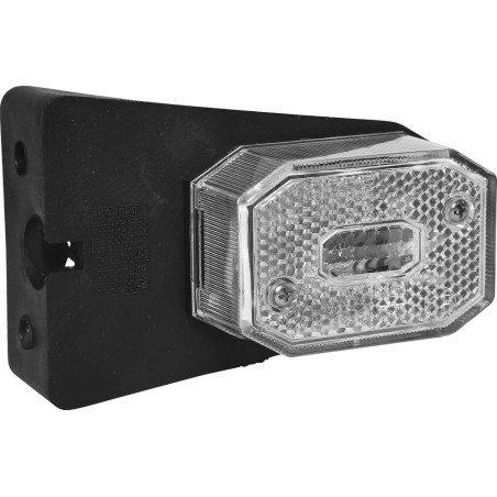 Feu de position LED 12V blanc sur languette