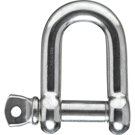 Manille droite en acier inox 12mm