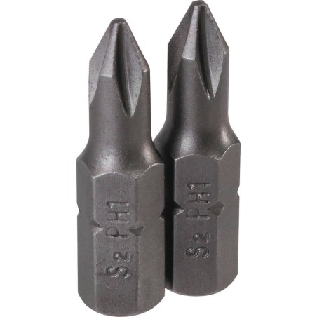 Embout hexagonal 1 4"x25mm avec empreinte Phillips® PH1