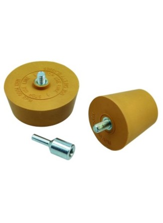 Ensemble de tampons abrasifs avec adaptateur pour perceuse – Forme conique