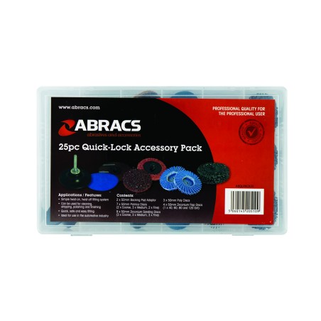Assortiment de têtes abrasives - 25pc