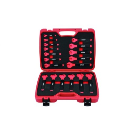 Jeu de clés à fourche isolées - 18 pièces