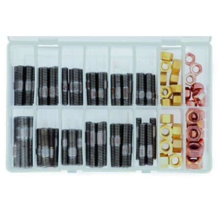Kit de goujons et d'écrous de collecteur, M8, M10, 100 pièces