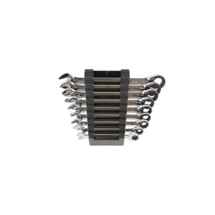 Jeu de clés mixtes à  cliquet AF 9 pcs