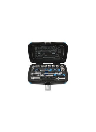 Jeu de douille en 3/8" et 1/4" - 34 pcs