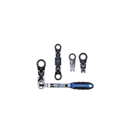 Jeu de clés polygonales à cliquet à plusieurs têtes