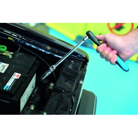 Jeu de rallonges avec joints universels à ressort à carré de 3/8", 3 pièces