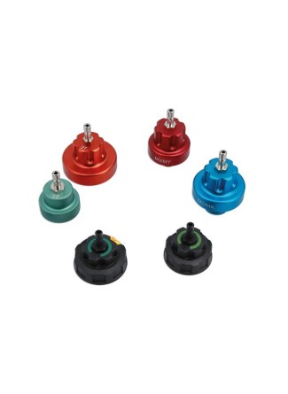 Jeu de 6 bouchons de test de pression du système de refroidissement VE/Hybride/ICE - Muvo