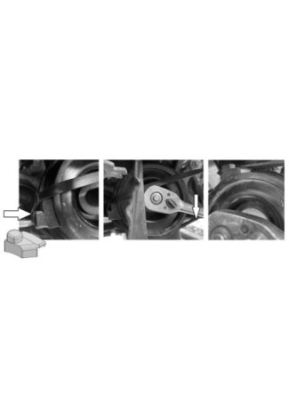 Outil d'installation de courroie extensible - Renault 1.2 L essence