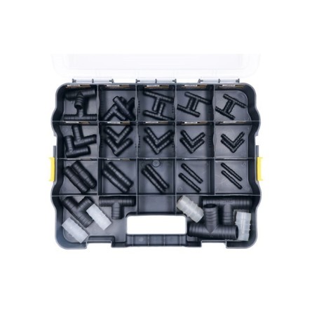 Assortiment de connecteurs pour flexibles 38 pièces - Muvo