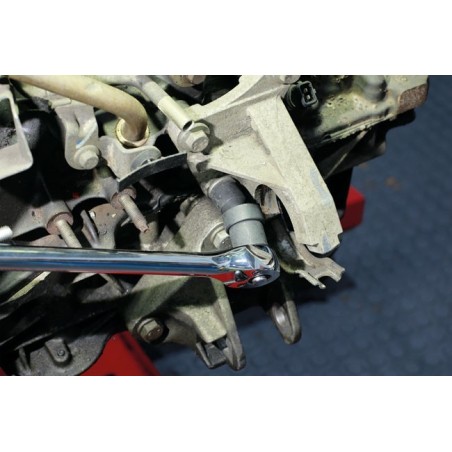 Jeu de 10 douilles 6 pans articulées de 3/8”